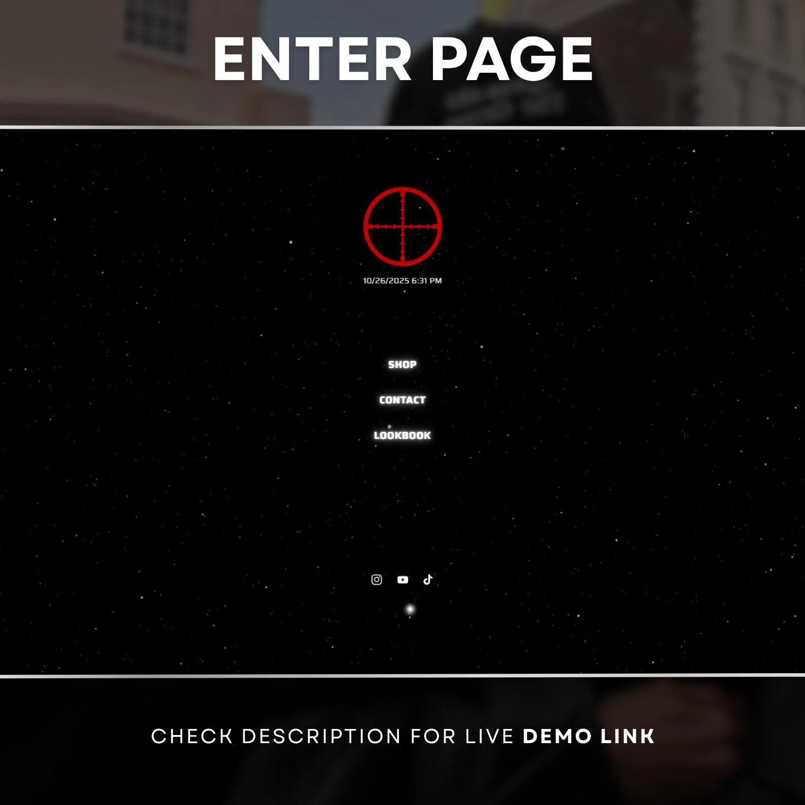 Shopify Clothing Theme V3 | Modern Fashion Brand Theme with Music Player Enter Page + Background Video + Fully Customizable Layout