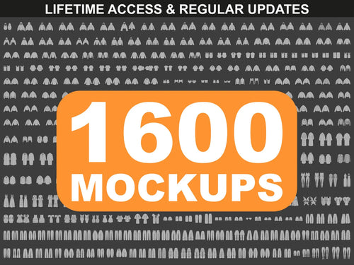 1600+ Fashion Design Mockups Bundle | Streetwear & Apparel Vector Flats | Tech Pack Templates for Designers