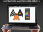 1600+ Fashion Design Mockups Bundle | Streetwear & Apparel Vector Flats | Tech Pack Templates for Designers