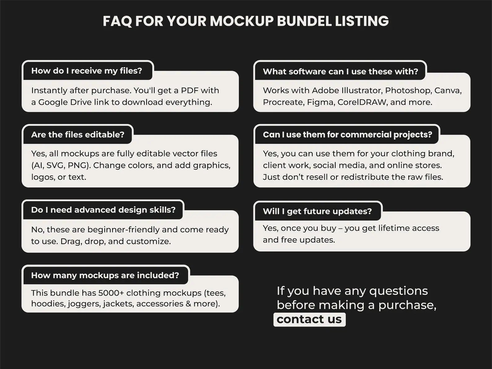 💣🕸️🦇5500+ Streetwear Clothing Mockups & Tech Pack Vector Templates Bundle | Fashion Brand Design | Illustrator Photoshop Procreate AI PNG SVG 🪄