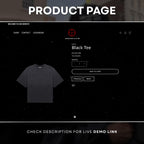 Shopify Clothing Theme V3 | Modern Fashion Brand Theme with Music Player Enter Page + Background Video + Fully Customizable Layout