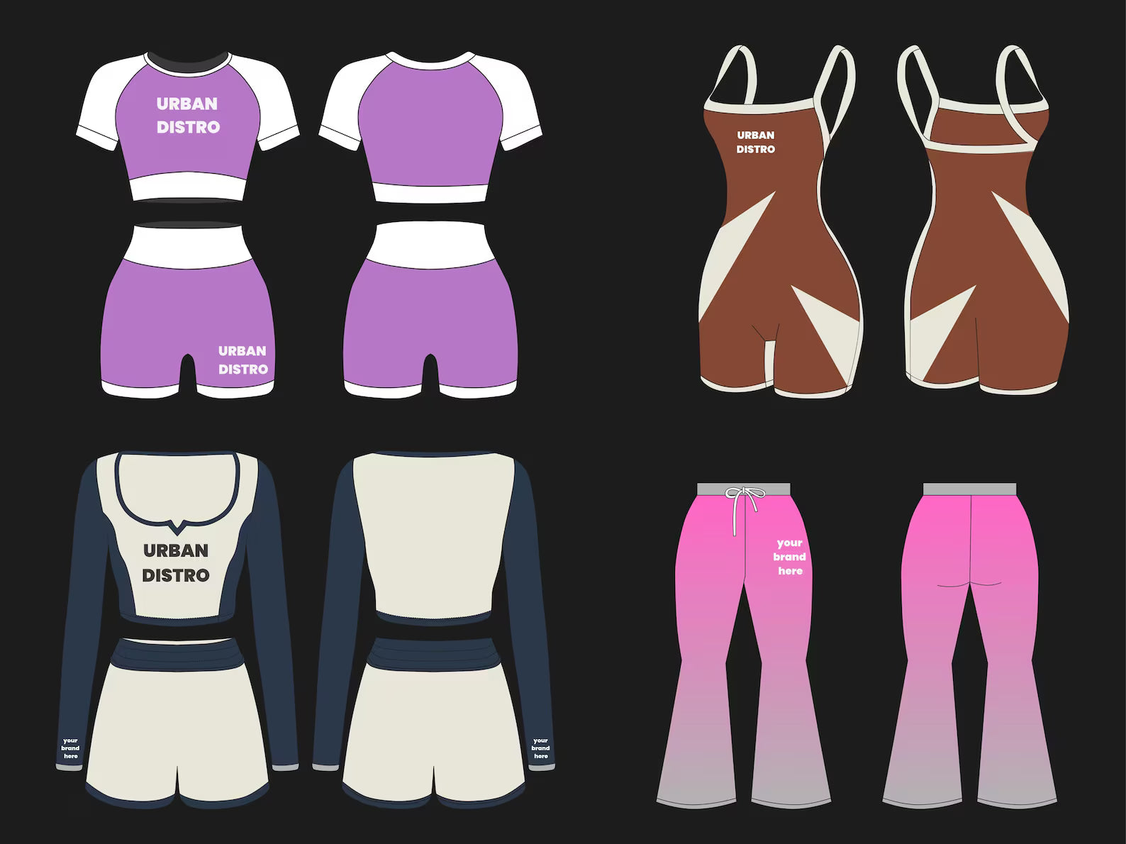 200 Women’s Gymwear Mockup Pack | SVG & PNG Activewear Templates for Designers & Fitness Brands
