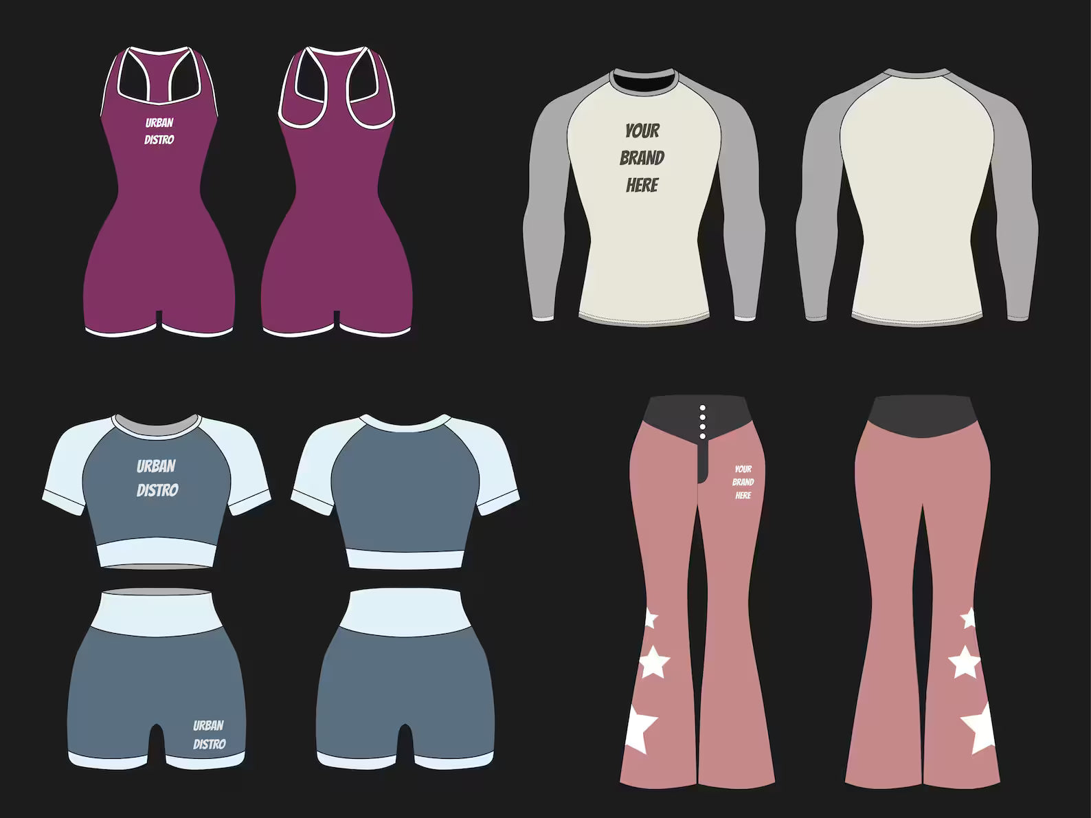 💣🕸️🦇5500+ Streetwear Clothing Mockups & Tech Pack Vector Templates Bundle | Fashion Brand Design | Illustrator Photoshop Procreate AI PNG SVG 🪄