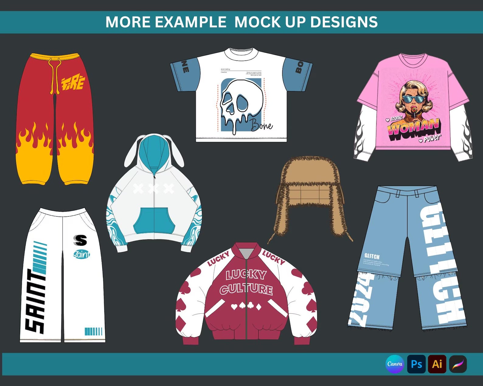 Urban Distro – Mega Clothing Vector Mockups Pack (1500+)