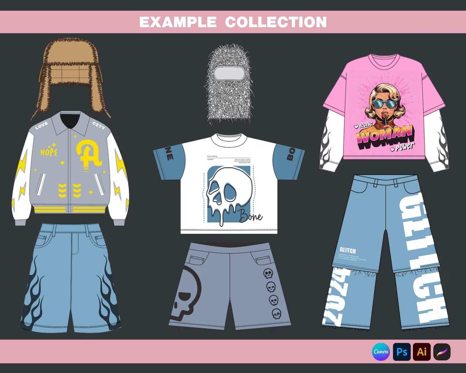 Women’s Fashion & Streetwear Mockup Pack – 100+ Editable Templates