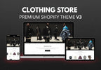 🛒 Shopify Clothing Theme V3 | Streetwear & Boutique Theme | Easy Setup + Customizable