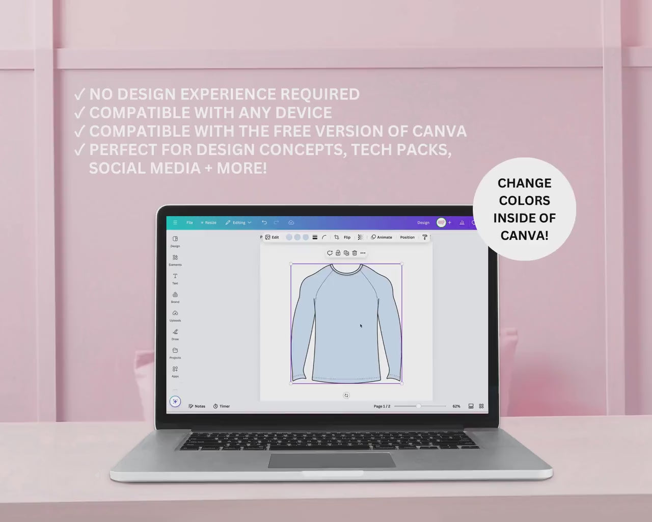 Gym Bro Canva Mockup Pack | Men's Clothing Mockup Pack For Canva