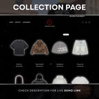 Shopify Clothing Theme V3 | Modern Fashion Brand Theme with Music Player Enter Page + Background Video + Fully Customizable Layout